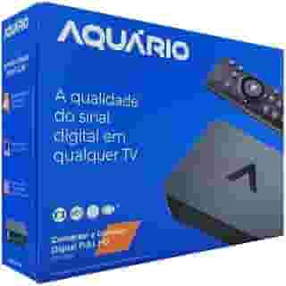 Conversor Digital Aquário DTV-9000 Full HD – Gravador USB, HDMI e AV, Controle Remoto, PVR, Reprodução Multimídia, Compatível com Antena Digital Integrada