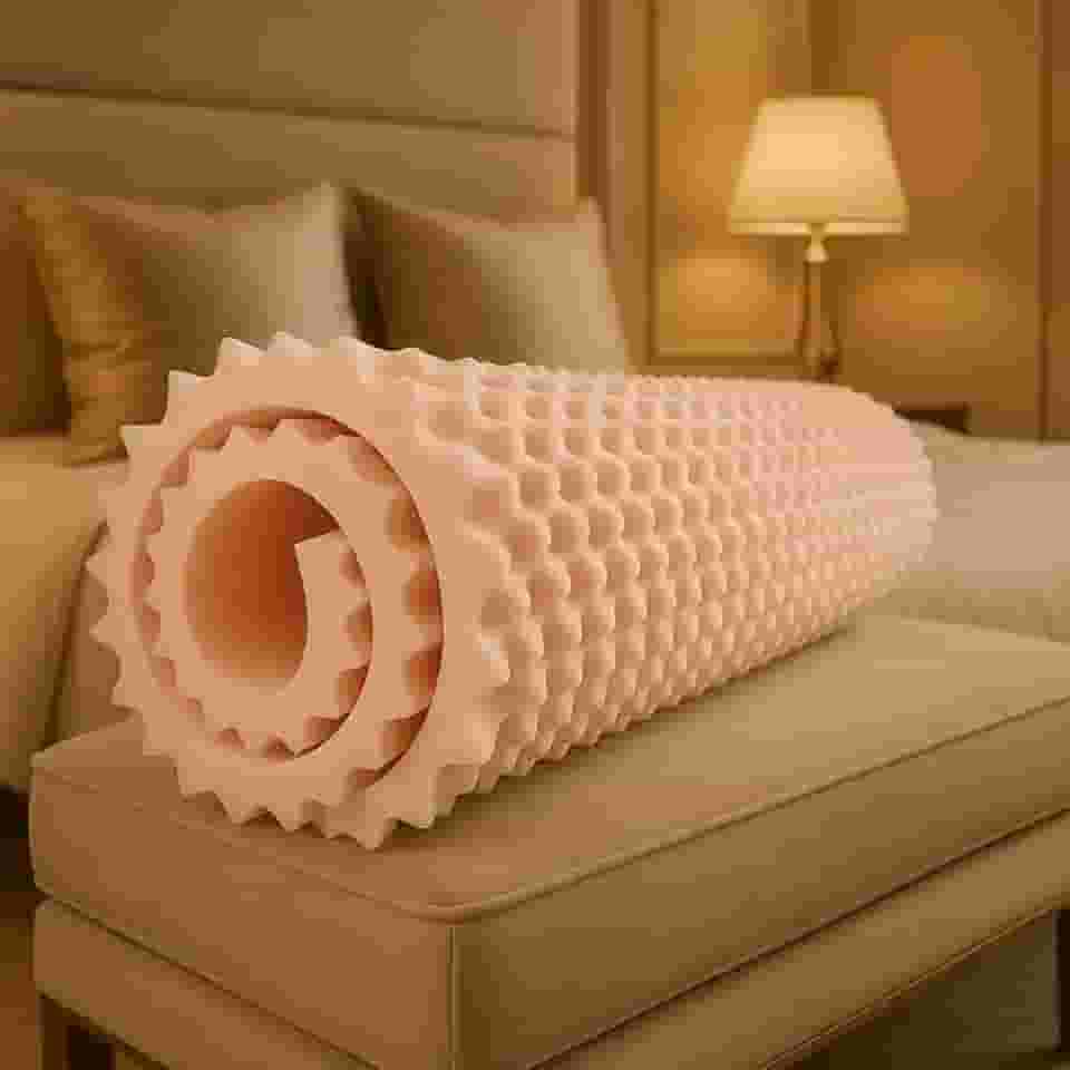 Colchão Casca De Ovo Anti-escaras SOLTEIRO D23 Ortopédico Rosa