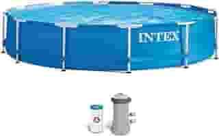 Piscina Armação De Metal Galvanizado 6503 L (bomba Filtro 220v E Dvd) Intex