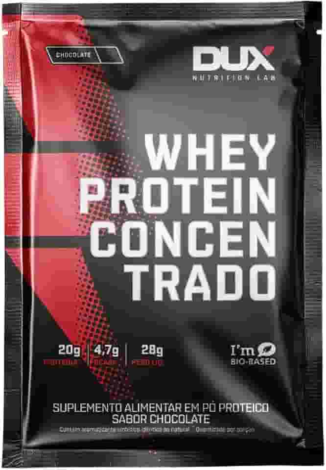 Whey Protein Concentrado Caramelo Salgado Sachê 30g – Contribui para o Ganho Muscular Hipertrofia – Dux Human Health