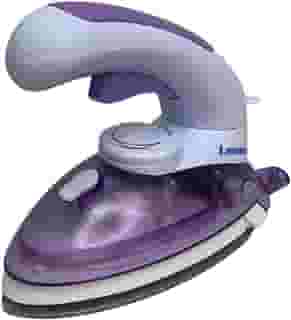 Mini Ferro De Passar A Vapor Viagem Bivolt Portátil Roxo