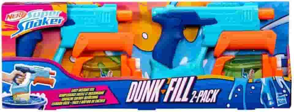 Nerf Super Soaker Dunk-Fill Kit com 2 lançadores de água