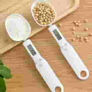 Asia Golden Colher Dosadora Digital de Alta Precisão 500g (Branco)