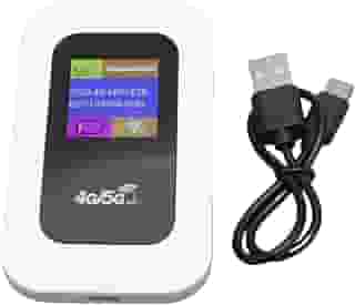 Cffuvros Dispositivo de Ponto de Acesso Wi -Fi, Plugue e Reprodução de Hotspot Móvel, 300 Mbps de Alta Velocidade 4G Wifi Router para Camping de Viagens