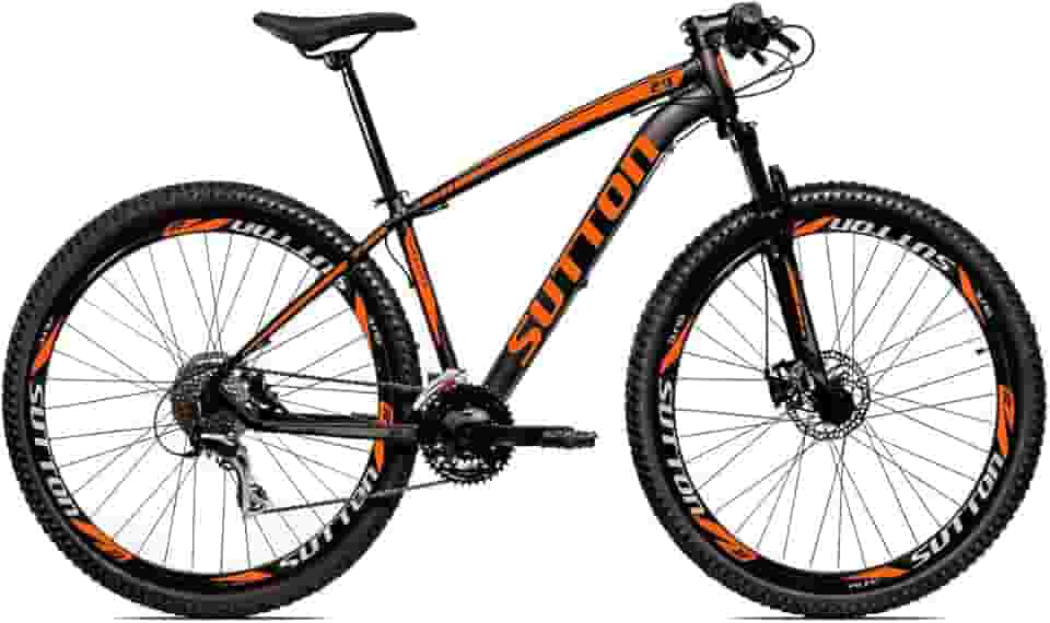 Bicicleta Aro 29 Sutton Extreme 21V Shimano Freio a Disco Quadro de Alumínio 21 Marchas com Suspensão Com Trava e Regulagem