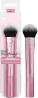 REAL TECHNIQUES Pincel de maquiagem afunilado para bochecha, para blush, iluminador ou pó solto, cerdas macias, aplicação de maquiagem precisa, 1 unidade, rosa