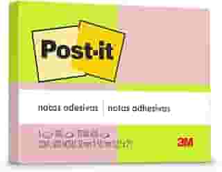 Post-it, 3M, Blocos de Notas Adesivas, Rosa e Verde, 38mm x 50mm, 400 folhas