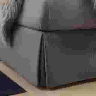Saia para Cama Box Casal Matelada Lindas em Poliéster Vários Tamanhos(Cinza-Casal)