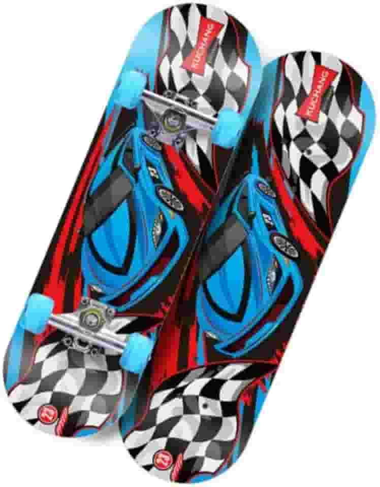 Skate Semi Profissional Montado Completo Modelos, Montado Skate Infantil Semi Profissional Juvenil Radical Skateboard Criança Shape com Lixa - Arte de Rua