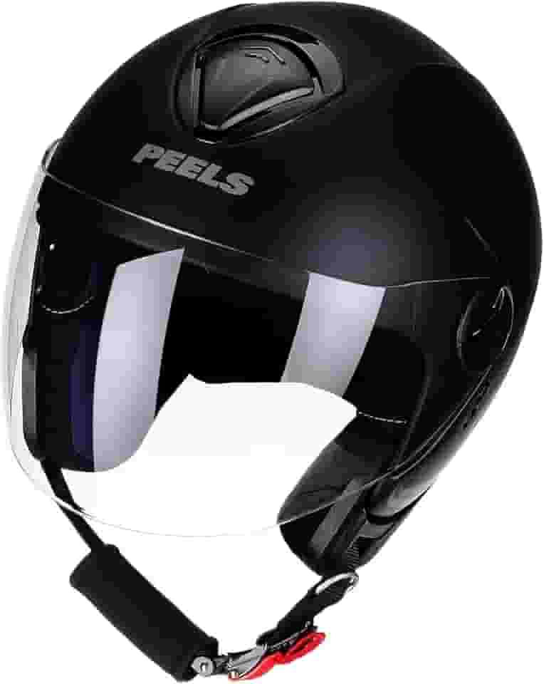 Capacete Aberto Peels Freeway New Classic Preto Fosco