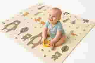 TAPETE TATAME INFANTIL EMBORRACHADO DOBRÁVEL MACIO 1,5x2M PISTA URSOS ESTAMPAS VARIADAS (URSO)