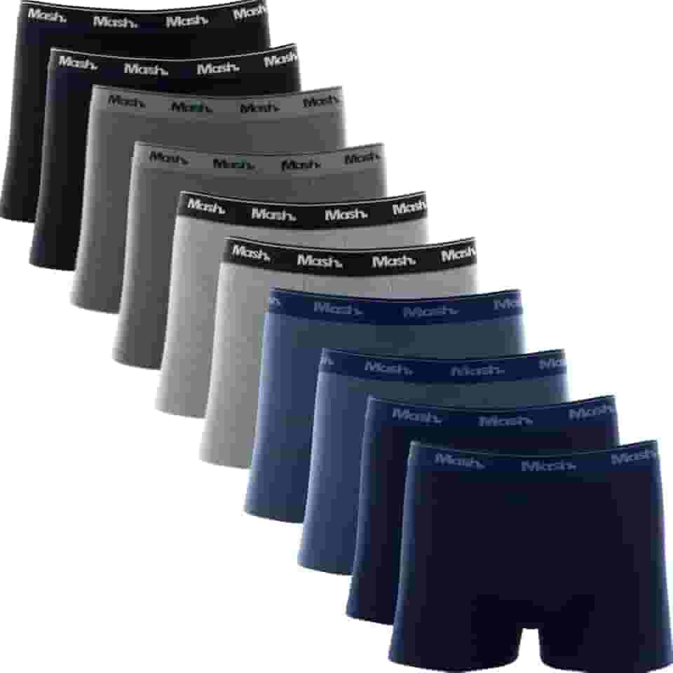 Kit 10 Cueca Boxer Mash Algodão Masculino
