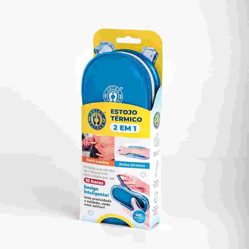 ESTOJO TÉRMICO ICEPAUHER 2 EM 1 - PORTA INSULINA E BOLSA TÉRMICA