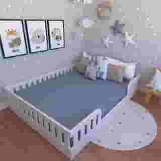 Cama Montessoriana Casal Cori Yescasa Branco
