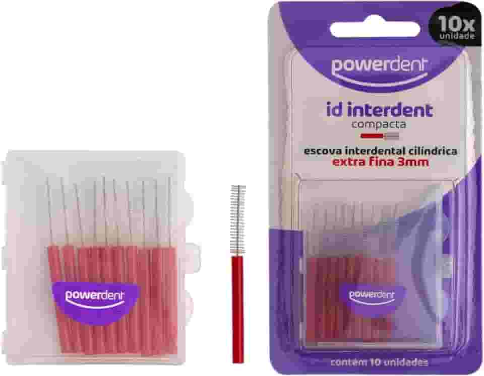 Powerdent - Esc Dental Powerdent Interdental Extra Fina 3Mm Vermelha