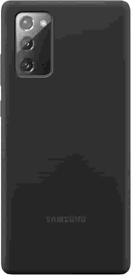 Capa Protetora Silicone Preta Galaxy Note 20