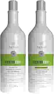 Inoar, Kit CicatriFios Plástica Capilar – Shampoo e Condicionador 2x1L, Redução de Frizz, Brilho Intenso, Hidratação Profunda, Proteção Térmica e Volume Controlado