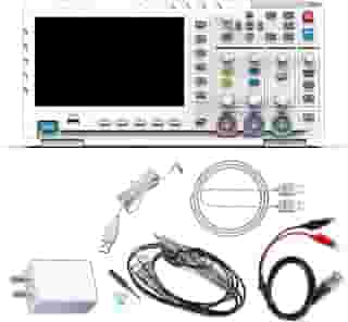 Osciloscópio digital, osciloscópio digital USB 1014D gerador de sinal de entrada de canal duplo 2 em 1 frequência de amostragem 1GSa/s 100 MHz* 2 largura de banda analógico portátil e fácil de usar