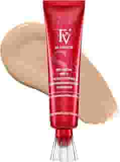 FV Base Dewy, fórmula hidratante e cobertura média, impermeável, longa duração, base líquida leve, ideal para pele seca/mista, 30 g, bege nutritivo