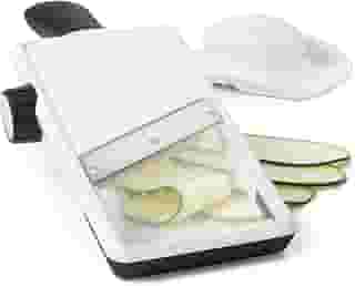 OXO Fatiador Mandoline portátil grande ajustável Good Grips, branco