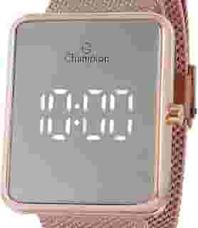 Relógio Feminino Champion Digital Espelhado Rosé CH40080Z