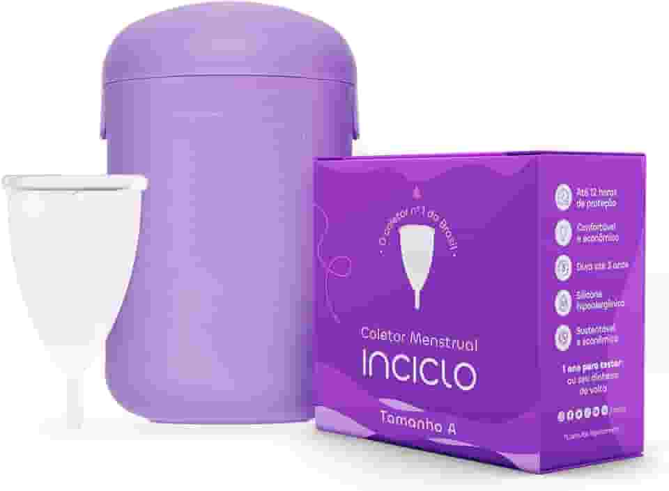 Coletor Menstrual Inciclo + Cápsula Esterilizadora Lavanda (A (a partir de 30 anos e ou com filhos))