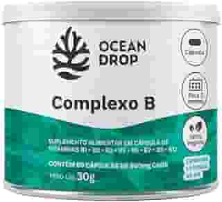 Complexo B 8 Vitaminas B12 B9 B6 Biotina B6 B5 B3 Ocean Drop