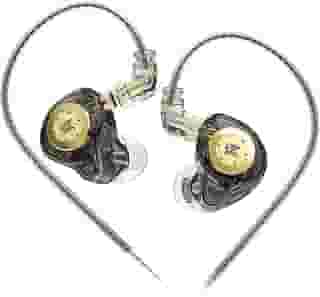 Fones de ouvido KZ EDX PRO com 1DD, Yinyoo EDX PRO fones de ouvido intra-auriculares com fio Hi-Fi Deep Bass Sound com 1DD Novo 10 mm Dynamic Driver Over Ear Headset com cabo destacável (preto, sem microfone)