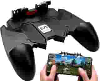 Controle Gamepad AK-66 para Celular, 4 Gatilhos, Compatível com Android e iPhone, 4,7-6,5 Polegadas