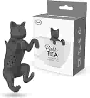 Infusor de chá de gato de silicone Genuine Fred Purrtea, multicolorido