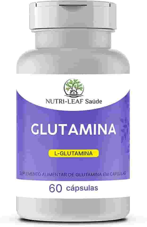 Glutamina – aminoácido essencial, para suporte à imunidade, saúde intestinal e recuperação física, 1000 mg – NUTRI-LEAF SAÚDE