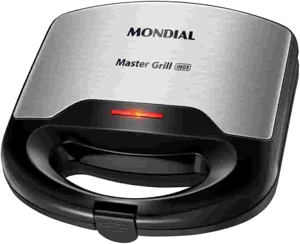 MONDIAL Sanduicheira Master Grill, Preto/Inox, 750W, 220V - S-20