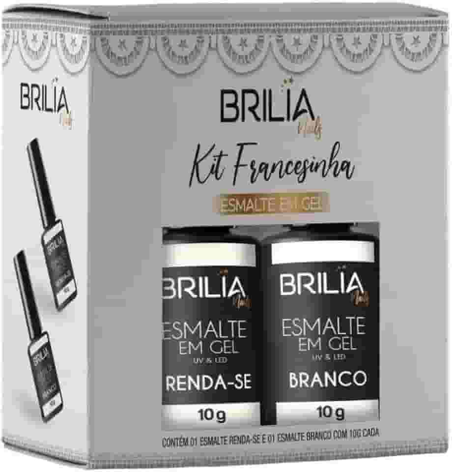 Brilia Nail Esmalte em Gel Kit Francesinha