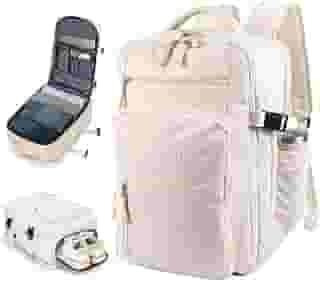 Mochila de Viagem Expansivel Avião Grande Feminina,Mochila Executiva Masculina Impermeável Reforçada para Notebook,Casual Esportes Hiking Escola Presente