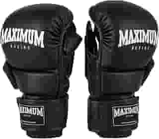 Luva Mma Maximum Treino Sparring Grappling Combate Power Face Black