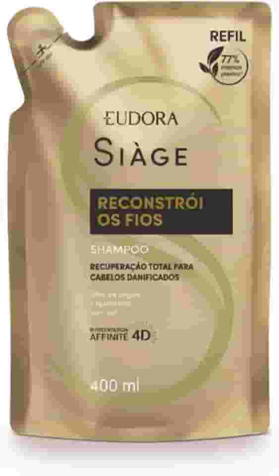 EUDORA SIAGE SHAMPOO RECONSTROI OS FIOS 400ML REFIL