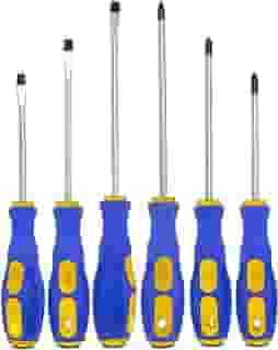 Kit Jogo Chave Fenda E Philips Imantada Ferramenta 6 Peças