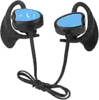 Fones de Ouvido de Natação, Resistente à água IPX8, Memória de 32 GB, Design de Ouvido Aberto, Redução de Ruído, Fones de Ouvido Sem Fio para Mergulho, Corrida, Surf, Ioga, (Azul)