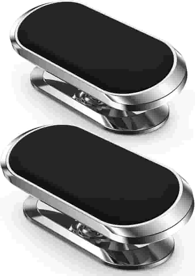 【Pacote com 2】Suporte magnético de telefone para carro 【Ímã atualizado】Suporte de telefone para carro, suporte de celular 360 ajustável, suporte para painel de montagem para Samsung iPhone etc. Todos os smartphones…