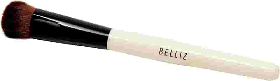 Pincel Marfim Iluminador e Corretivo, Belliz, Preto/ Bege/ Marrom