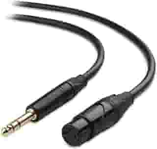 Cabo P10 Stereo/XLR Femea 3 Metros Balanceado Microfone U118