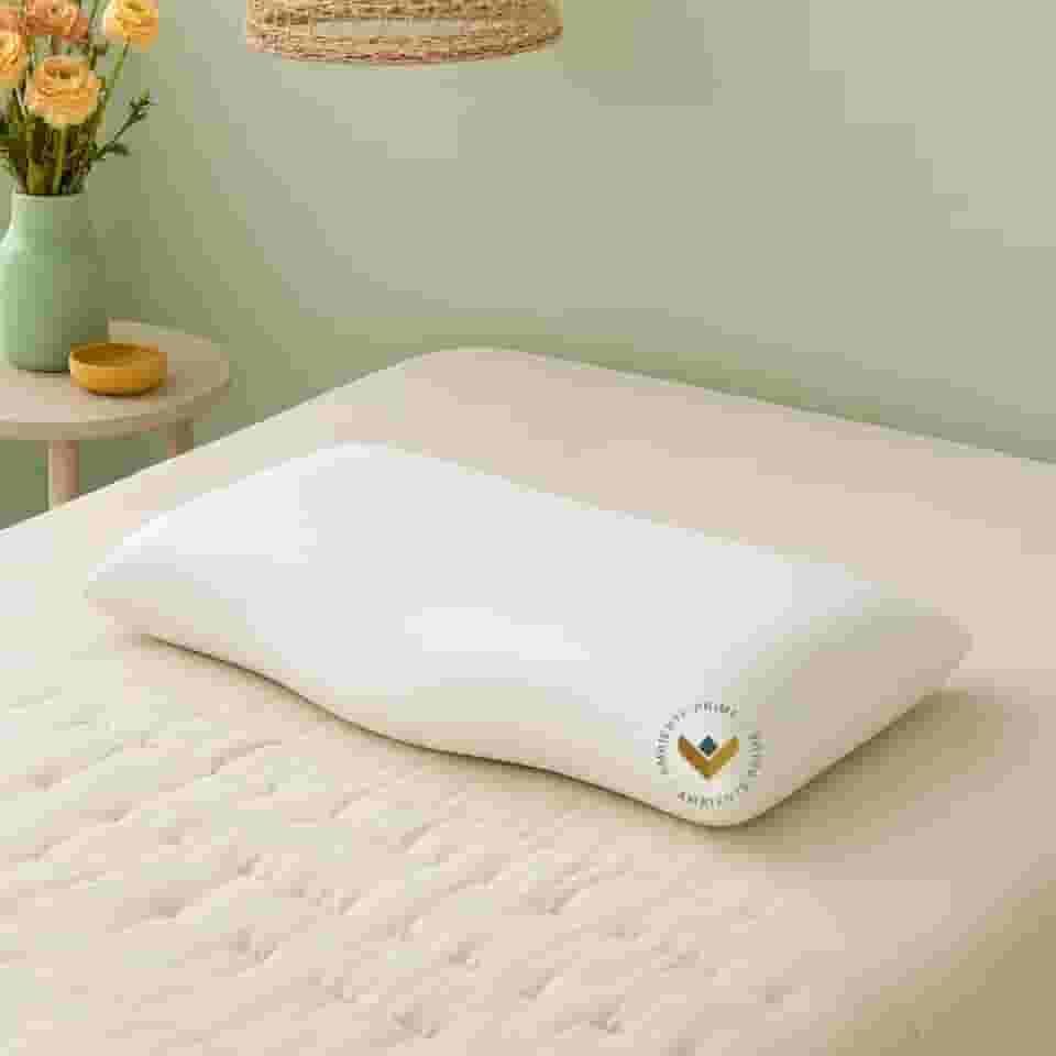 Travesseiro Nasa Cervical Suporte Ideal Alinhamento De Pescoço Coluna Alívio De Dores Combate Insônia