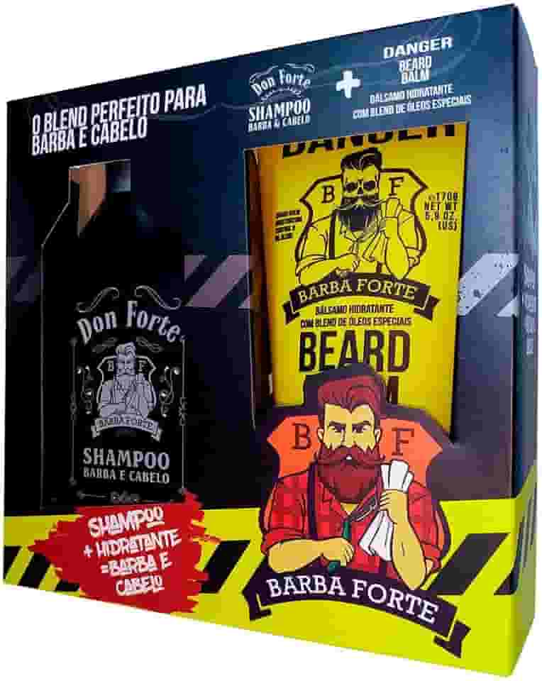 Shampoo Don Juan 170ml + Beard Balm Danger 170g Barba Forte