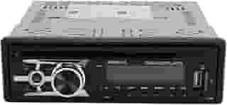 Luocute Estéreo de Carro único Com CD DVD Player, Porta USB, Rádio FM, Chamadas Livres de Mãos, Entrada Auxiliar, Compatível Com a Maioria Dos Dispositivos