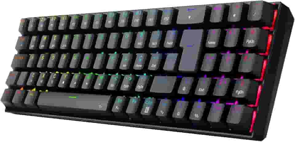 Teclado Mecanico Gamer Redragon ZED Pro, RGB, Wireless, Switch Marrom - K627P-WNS-B (PT-BROWN) - Preto"