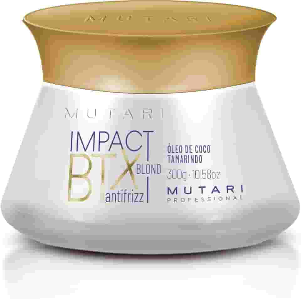 Impact Btx Blond Antifrizz Mutari 300g Para Cabelos Loiros