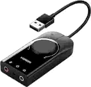 Ugreen Adaptador Placa De Som Usb A Áudio Fone Notebook Pc