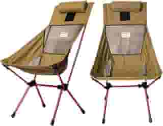 BASK Daydream Cadeira Dobrável com Encosto Alto e Travesseiro Extra Grande Estrutura em Alumínio Resistente 150kg Portátil para Camping Pesca e Lazer