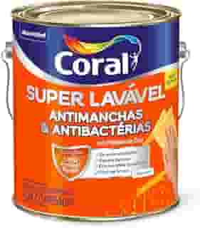 SUPER LAVÁVEL ANTIMANCHAS EGGSHELL BRANCO 3,6L - CORAL