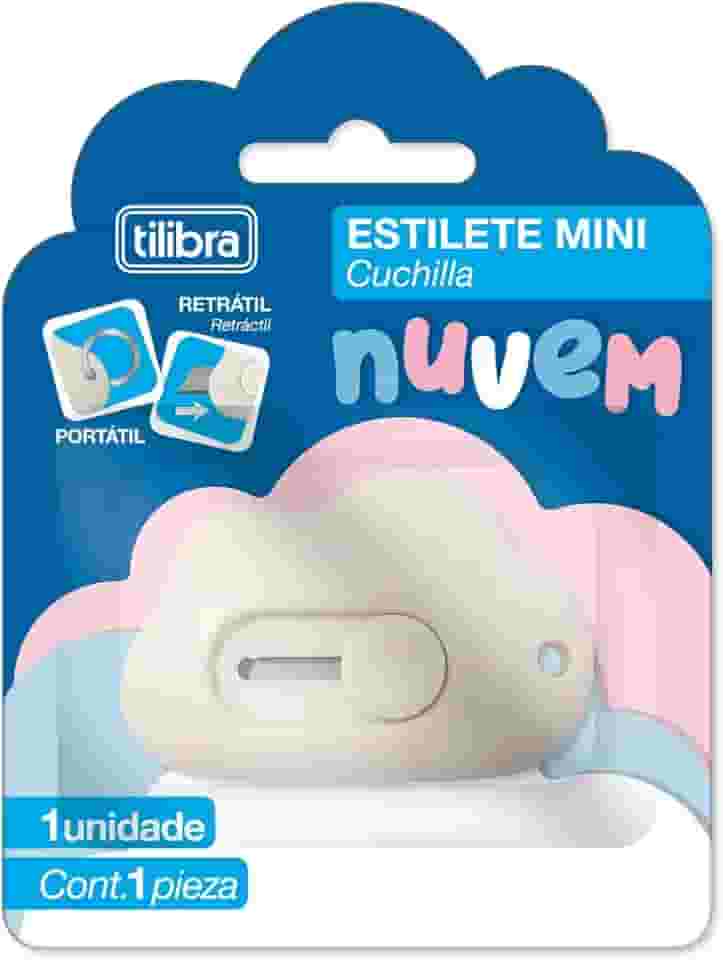 Tilibra - Estilete Mini Nuvem, cores sortidas